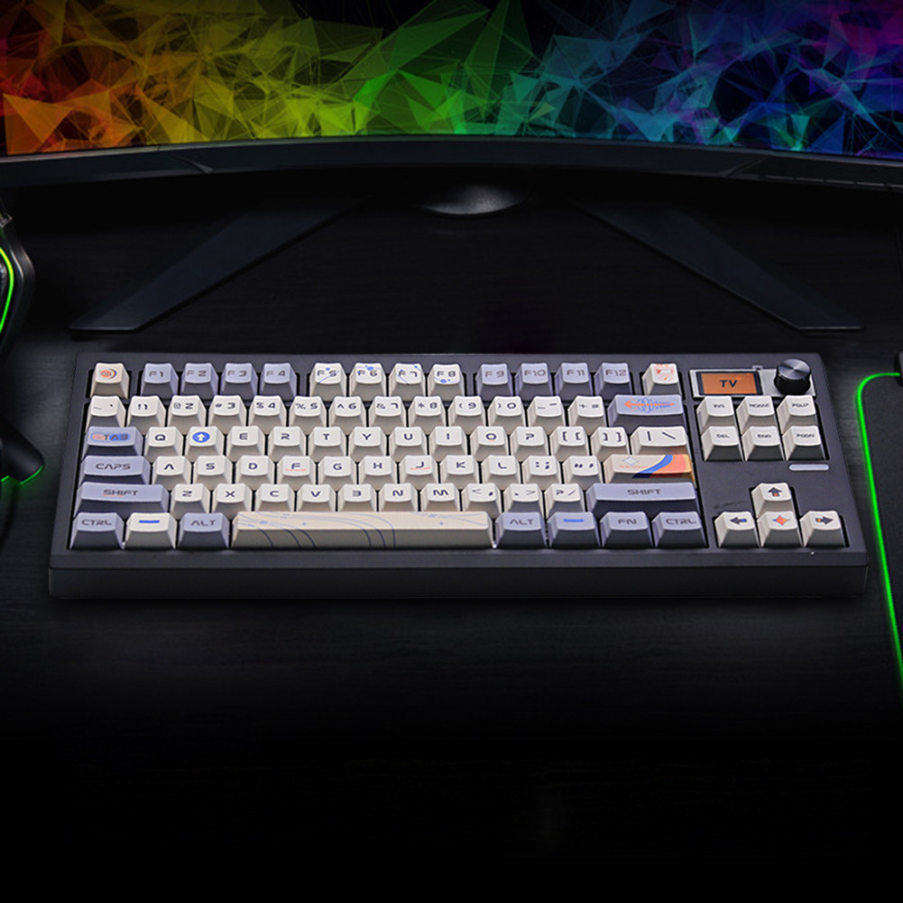 BARU GMK87 Mechanical Keyboard Kit Gaming Keyboard With Knob&screen Computer Keyboard Bluetooth-Comp