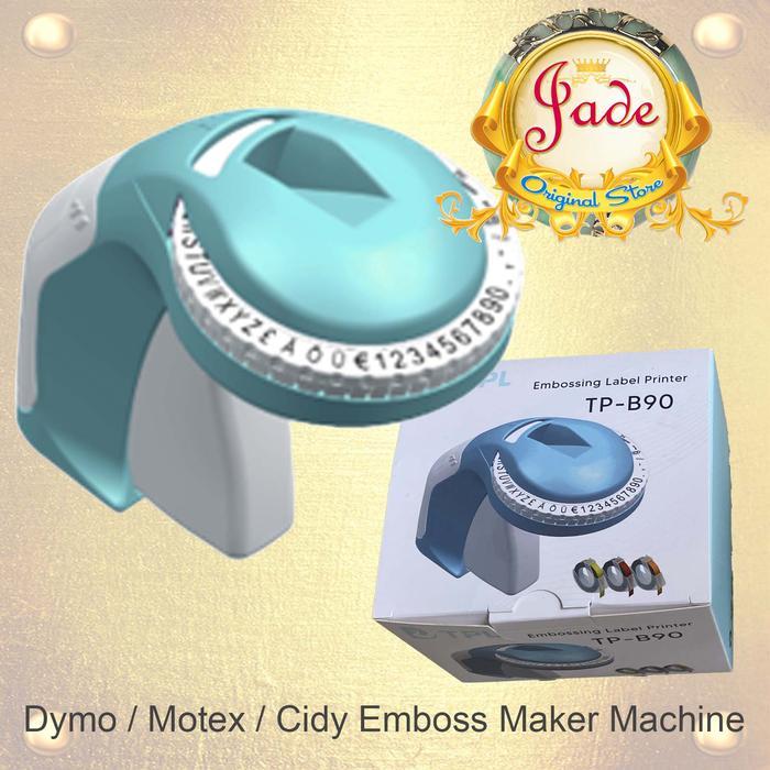 Alat Label Harga Dymo / Cidy / Motex Label maker embossing machine manual alat pembuat label nama /