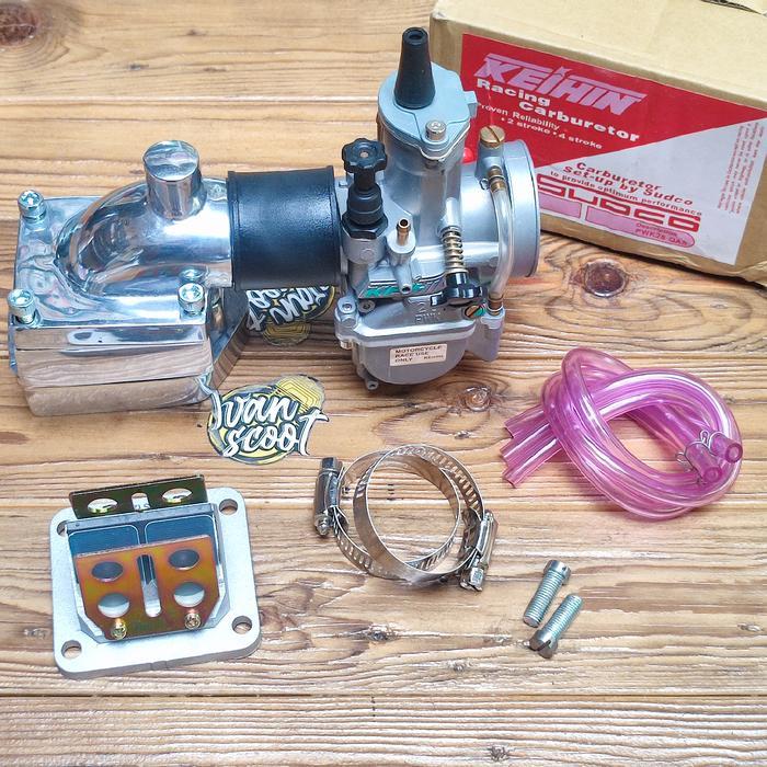 INTAKE MANIPOL SUSUN VESPA KOMPLIT MEMBRAN RX KING INTAKE VESPA
