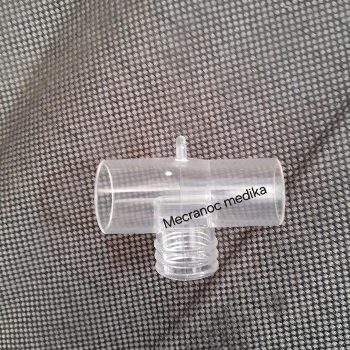 T Conector Nebulizer, penyambung corugated dan alat pernapasan lainnya