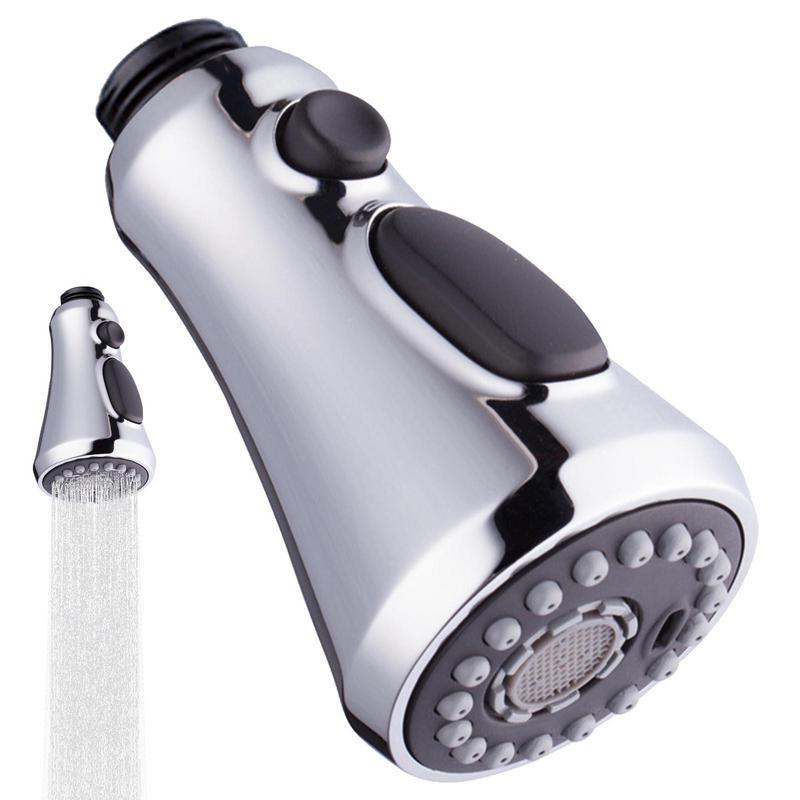 Faucet Head Sprayer Replacement 3 Functions Pull Down Kitchen Faucet Sprayer Head Kitchen Sink Fauce
