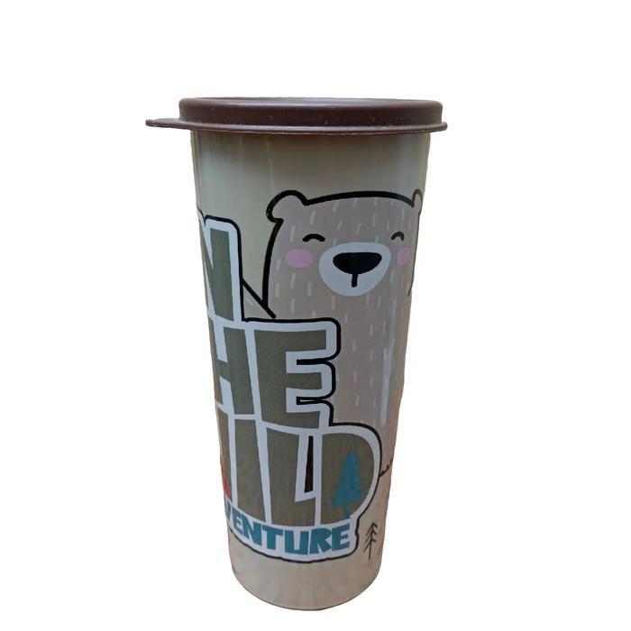 BEAR TUMBLER TUTUP DATAR TUPPERWARE / TUMBLER / BOTOL