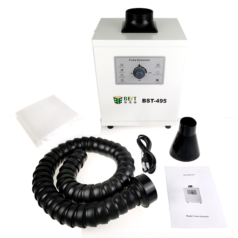 PROMO   Air Purifier Machine Smoking Instrument Smoke Purifier Welding Solder Purification Mobile BS