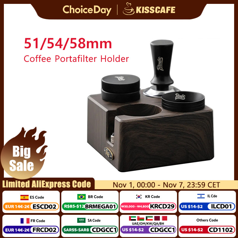 Coffee Tamping Station Stand Portafilter Holder 51MM 54MM 58MM ABS For Delonghi Breville Espresso