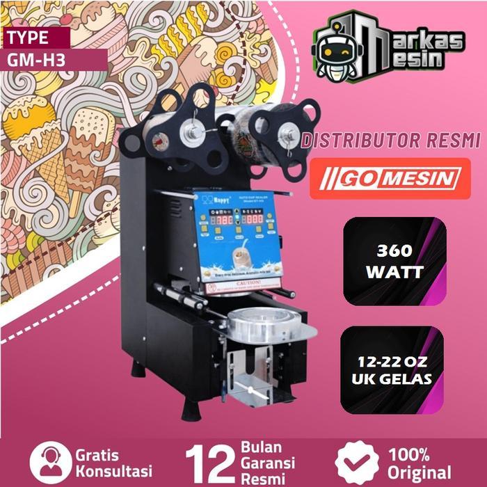 Cup Sealer Otomatis GM-H3 GOMESIN Mesin Press Plastik
