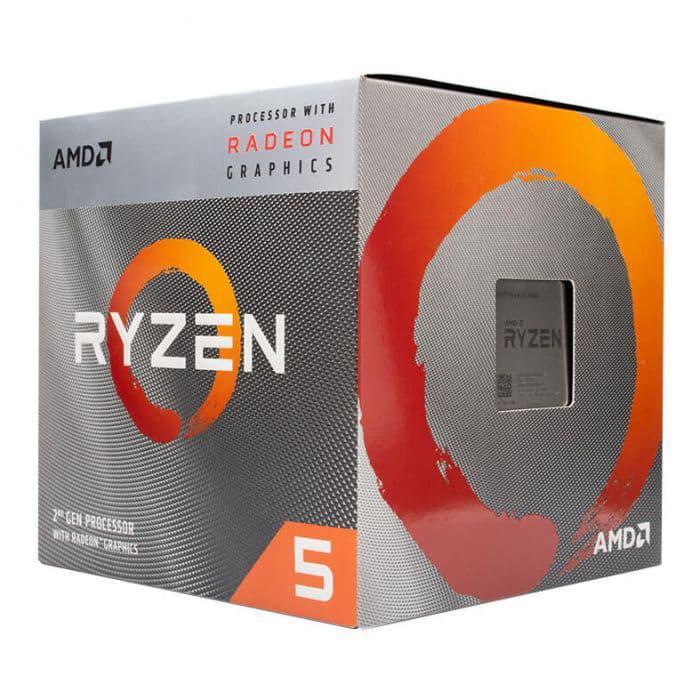 AMD Ryzen 5 3400G TRAY RESMI TANPA FAN - PROCESSOR