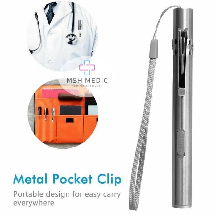 Senter LED Mini Portable Baterai