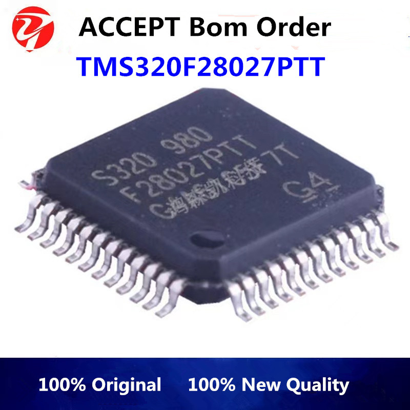2-5Pcs 100% New Original TMS320F28027FPTT S320F28027FPTT TMS320F28027PTT F28027PTT TMS320F28021PTT