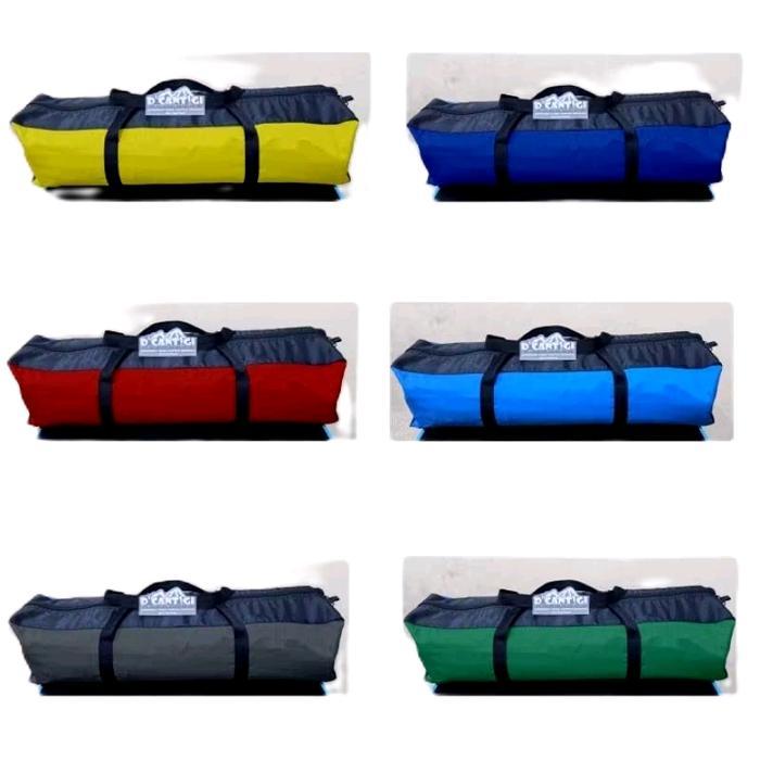 Decathlon Hike - Tas Tenda Camping 4P Tas Tenda Kapasitas 4-5Orang Kantong Tenda