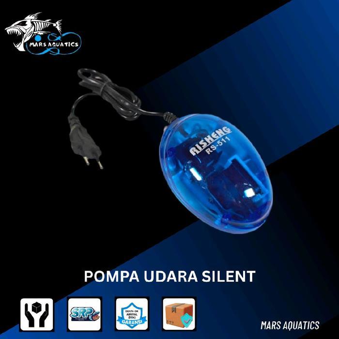 Pompa Udara Silent Aerator Pompa Udara Aquarium Air Pump Super Silent Tanpa Suara Pompa Udara