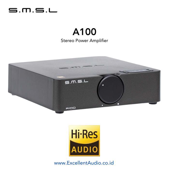 Amplifier SMSL A100 A-100 A 100 Stereo Amplifier 2x80W Infineon Chip