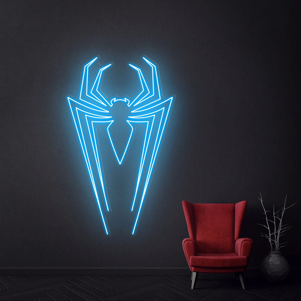 Spider neon sign, Custom Halloween neon sign, Neon Sign for Bedroom Decoration, Led Spider Sign