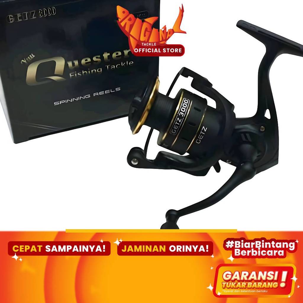 Reel Pancing Spinning Yuu Quester Getz Power Handle Graphite 3000 1000 2000 4000