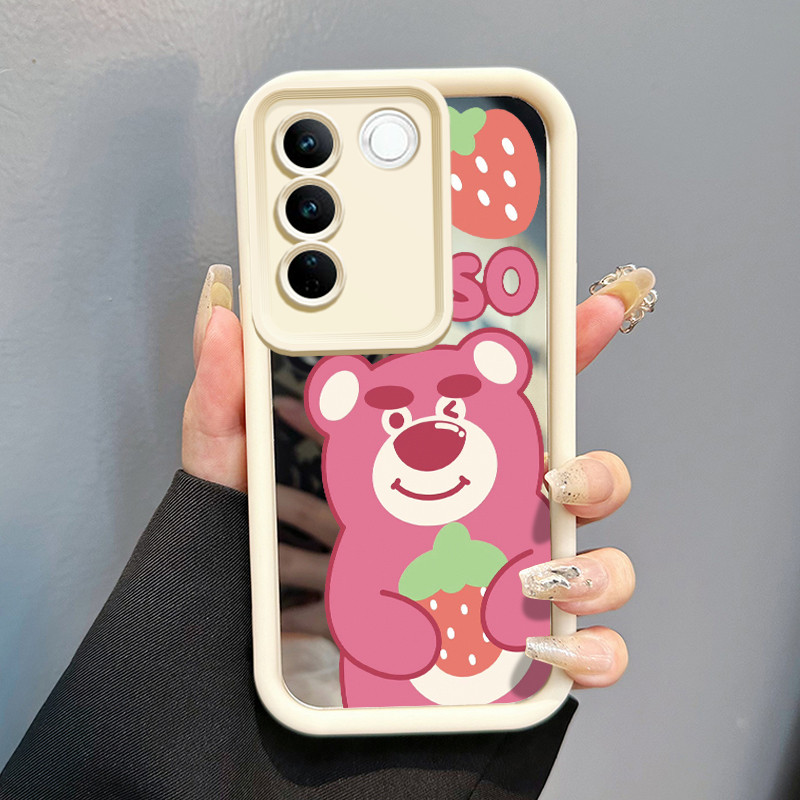 Casing Hp Untuk VIVO V27 5G VIVO V27 Pro 5G S16 Pro 5G VIVO V27E 5G S16E 5G T2 4G Case Beruang Strob