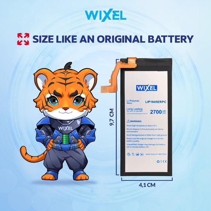 WIXEL Baterai LIP1645ERPC Compatible for Xperia XZ1 Docomo AU SOV36 SO-01K Double Power Real