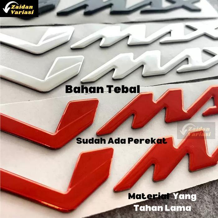 Emblem Nmax Timbul - Stiker Sticker Nmax New Old Logo 2022 2023 Full Body Polos Simple Jepang 155