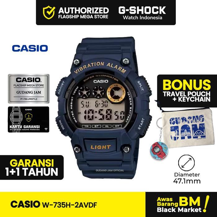 DISKON General W-735H-2AVDF W-735H W-735 W735H W 735H Watches READY STOCK