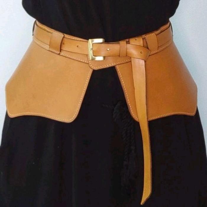DISKON Obi Belt Leather Wanita Kulit Asli Sabuk Obi Tari Ikat Pinggang Penari READY STOCK