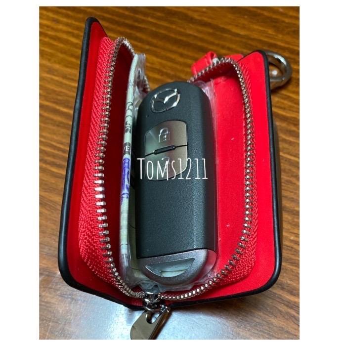 Dompet Pria Dompet Kunci Mazda Motif Carbon Coklat