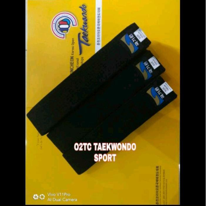 Sabuk Pria Sabuk Hitam Kukkiwon Taekwondo Original Korea