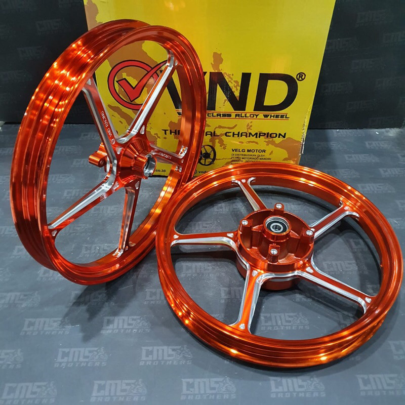 Velg VND Ak55 Ninja150R Velg VND Pelek Ninja SS Ninja R-Orange