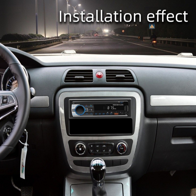 Car Radio 1din Bluetooth Stereo MP3 Player FM Receive Multimedia For Auto Audio Universal AUX/USB/TF