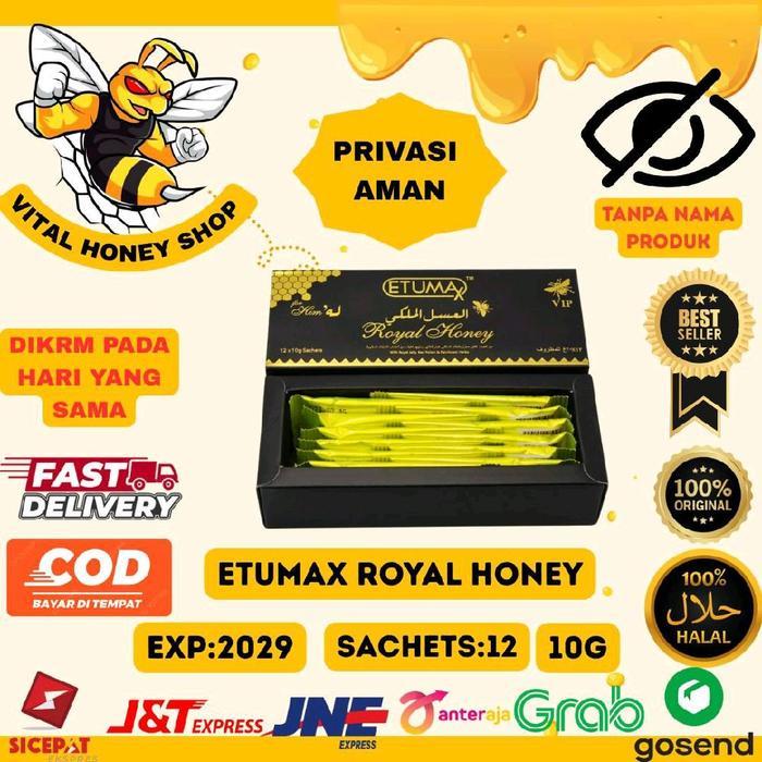 MADU ETUMAX ROYAL HONEY FOR HIM ORIGINAL 1BOX12 SACHET HERBAL