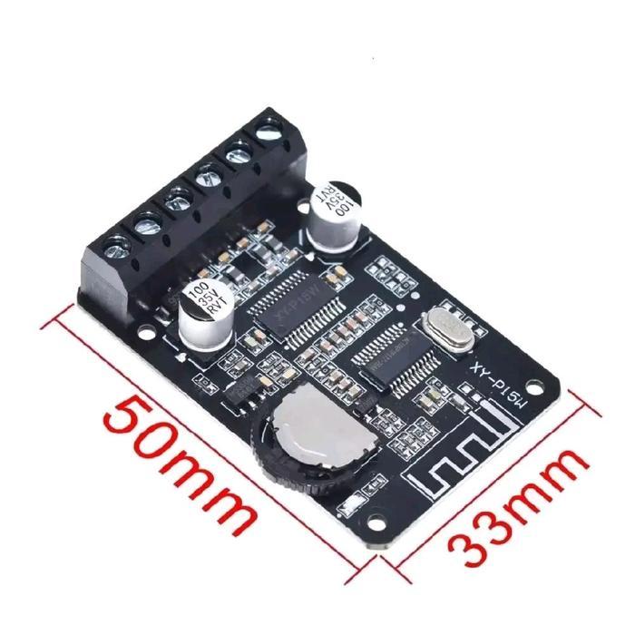 Xy-P15W Modul Mini Power Amplifier Bluetooth Stereo 2X30W Populer
