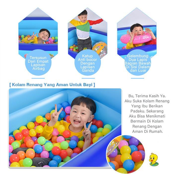 KOLAM RENANG ANAK JUMBO KOLAM MANDI BOLA SWIMMING POOL PORTABLE