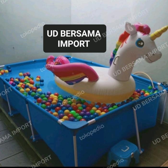 KOLAM RENANG FRAME SQUARE BESTWAY RECTANGULER SWIMMING POOL