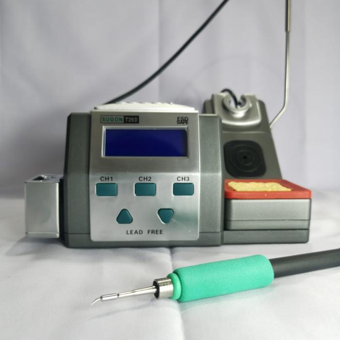 SOLDER STATION SUGON T26D + MATA JBC ORIGINAL / SOLDER SUGON T26D