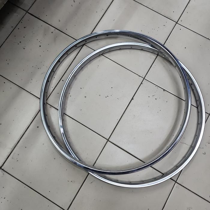 Velg Sepeda 26 X 175 Araya Besi Chrome Besi 36 H Velg 26 Araya Mtb