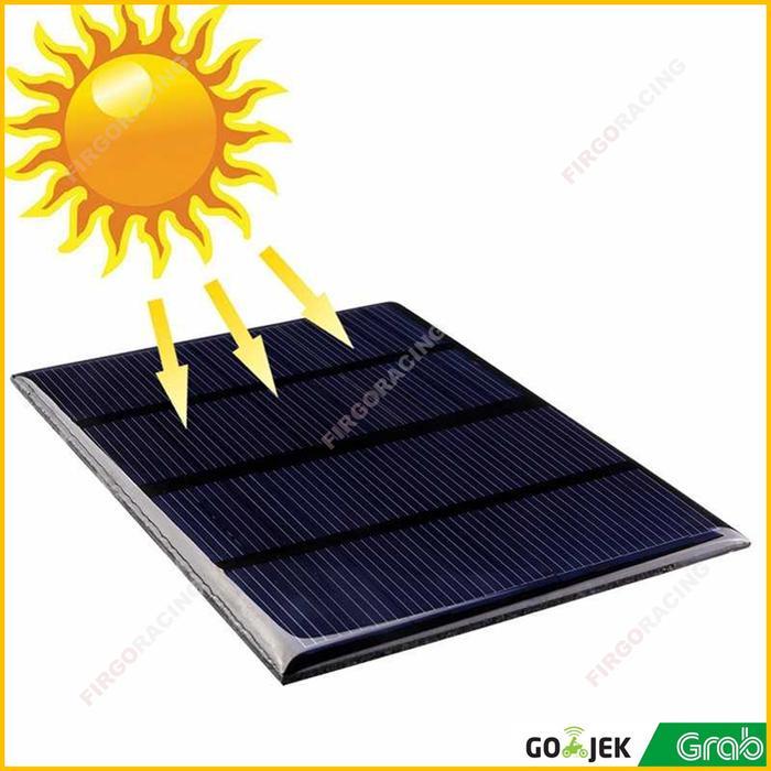 [] Panel Surya Mini Star Solar Panel 12V 1.5W