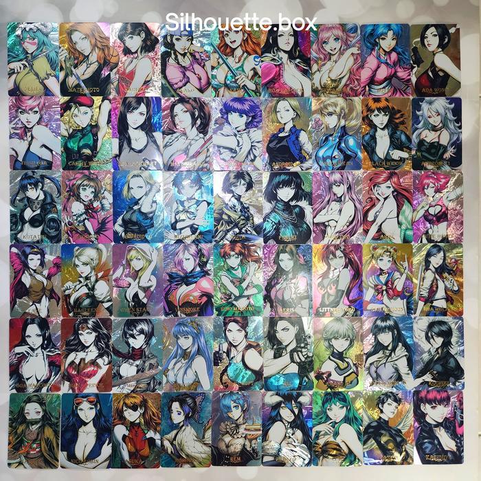 Artgerm Carddass Master 3d Aura Hologram Card Vol.1 Full Set 54 pcs