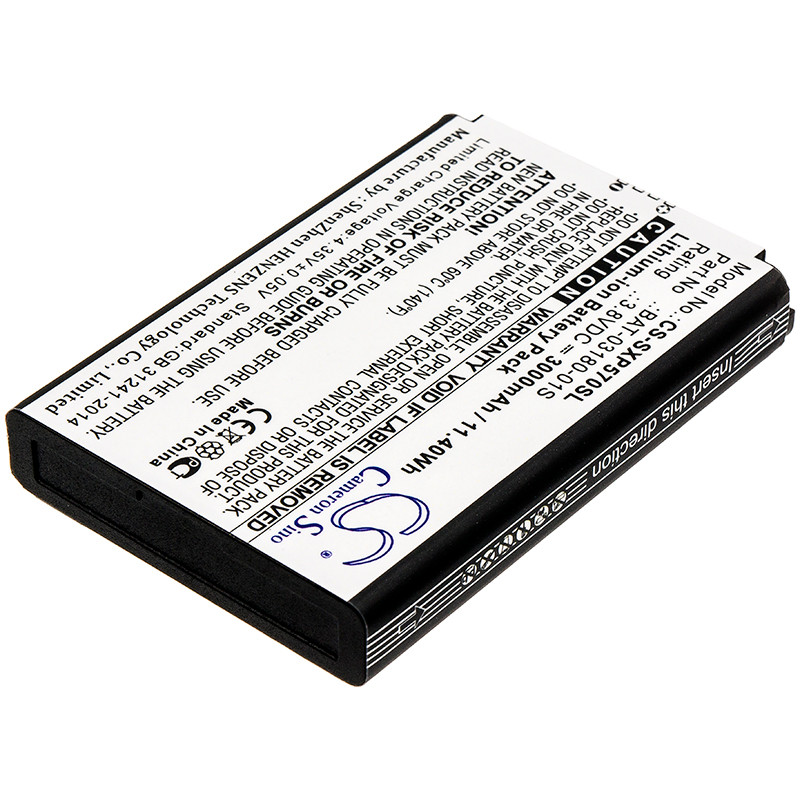 Li-ion Mobile, SmartPhone Battery for Sonim,3.8v,3000mAh,XP5 XP5700 XP5s XP5800,BAT-03180-01S