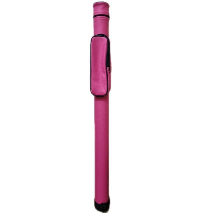 Tas Billiard 1x1 Cue Bag Tabung Pocket Panjang Pink Polos
