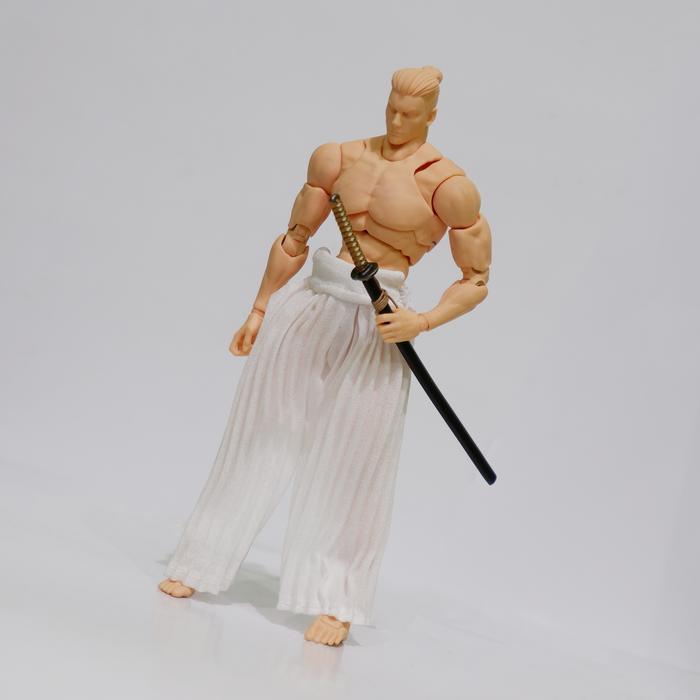 ASLI custom Hakama Celana Samurai Kimono untuk Action Figure Kenshin Himura Samurai X Notaman Aton