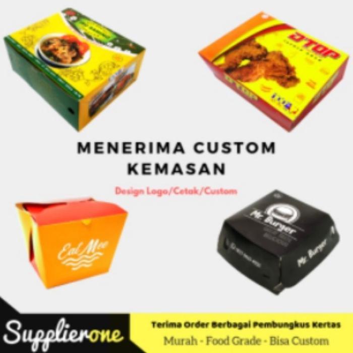 "New" Dus Snack 16x16x7 25PCS / Dus Kue / Dus cemilan / Box Makanan