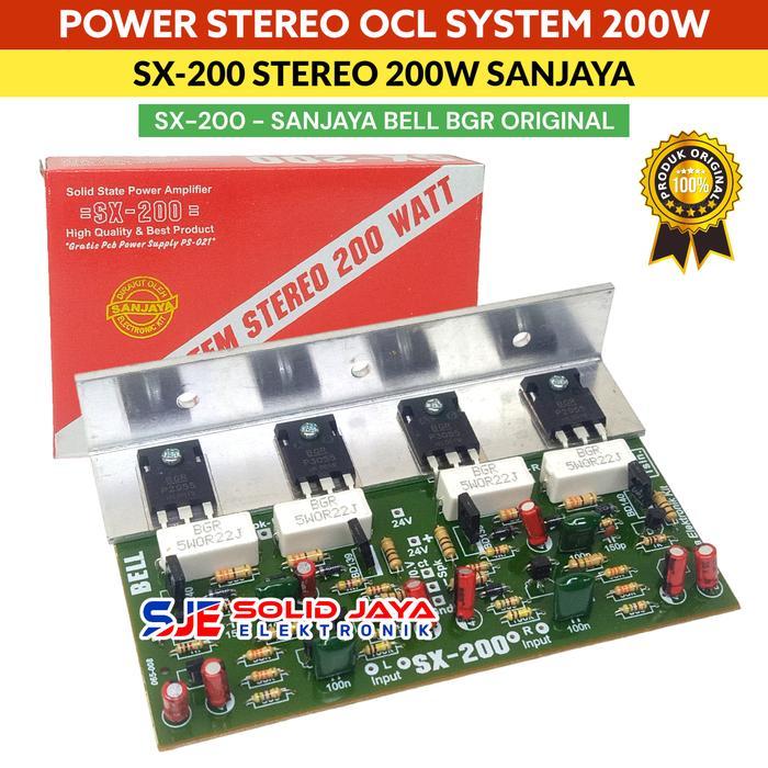 Termurah Kit Power Ocl Stereo 200W 200 W Watt Sx200 Sx-200 Sx 200 Power Ocl System Stereo 200 Watt
