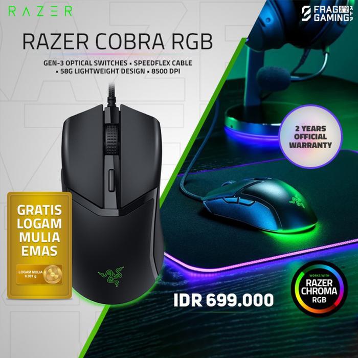Razer Cobra Lightweight Wired Gaming Mouse RGB RazerCobra