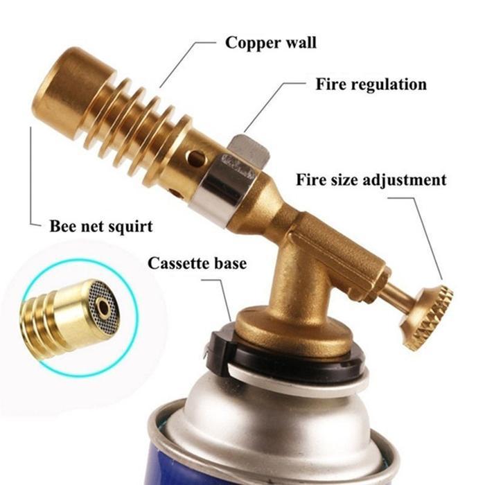 Gas Portable Torch Kepala Las Flame Gun Bakar Sate Seafood Bbq Blow Torch Flame Gun Kuningan