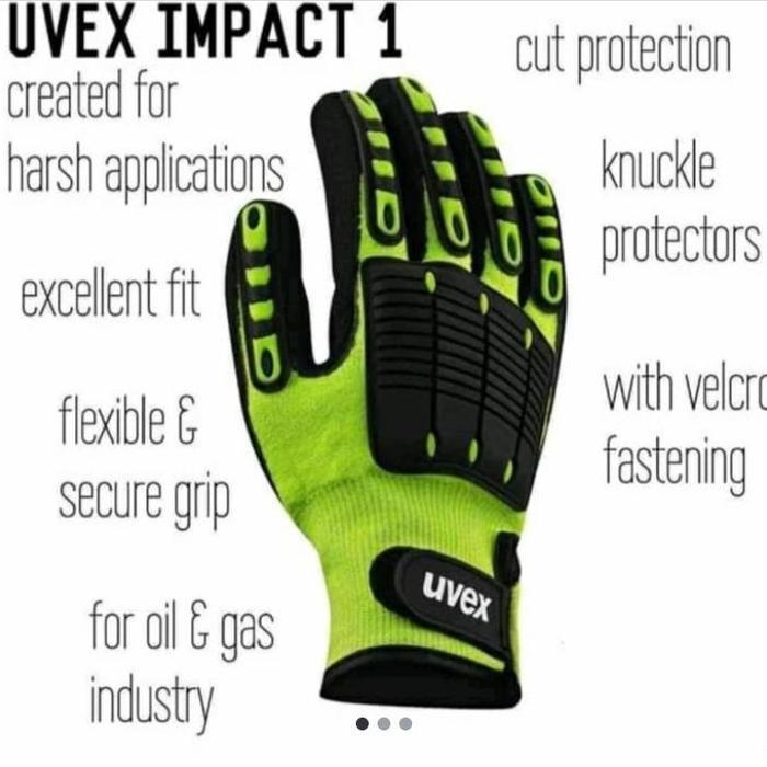 "New" sarung tangan uvex synexco impact 1