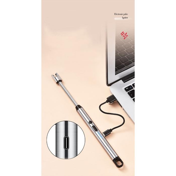 "New" LAY Pemantik elektrik pemantik listrik USB Type C rechargeable Pemantik elektrik Fleksibel