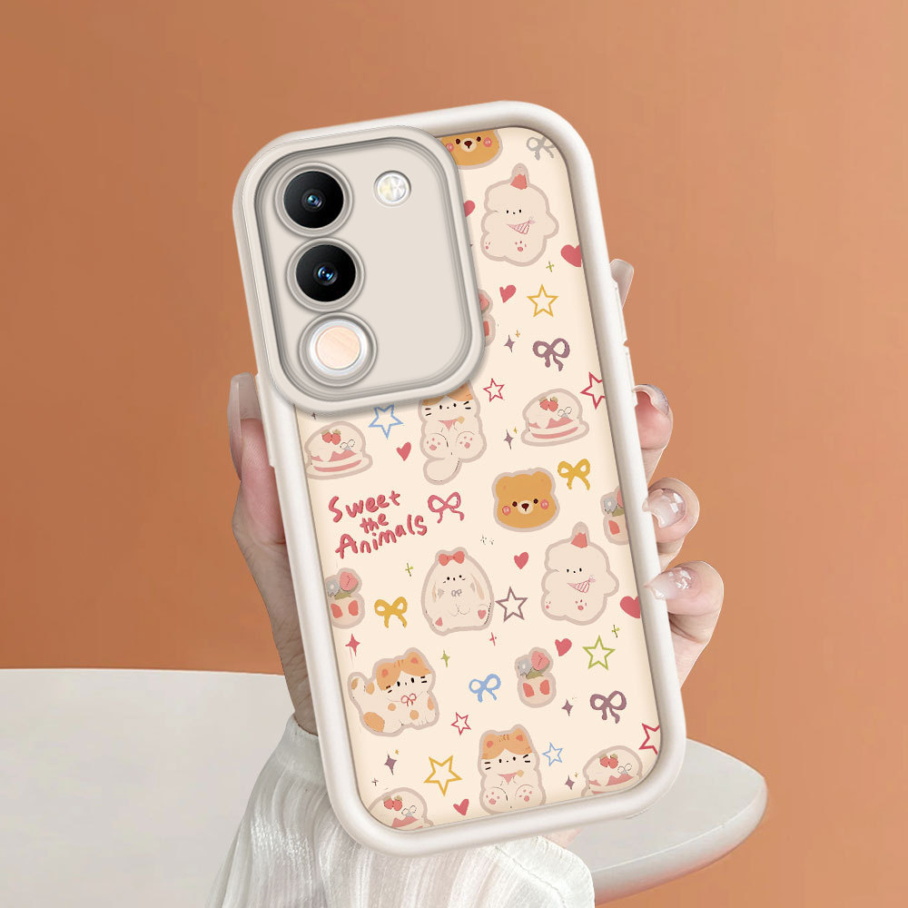 Casing Hp Untuk VIVO V29E 5G Phone Case Softcase Soft Cesing Handphone Cover Populer Kartun Cassing 