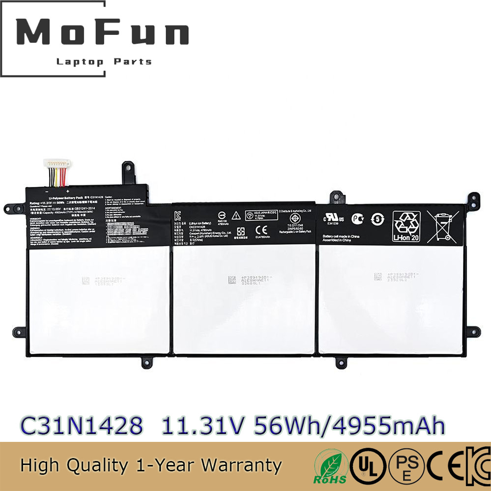 New Original C31N1428 11.31V 56Wh Notebook Battery for ASUS Zenbook UX305LA UX305UA UX305L