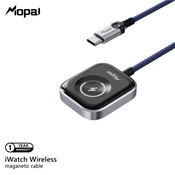 MOPAI KT181 KT182 IWATCH CHARGER MAGNETIC SUCTION APPLE WATCH FAST CHARGING BRAIDED CABLE TYPE-C USB