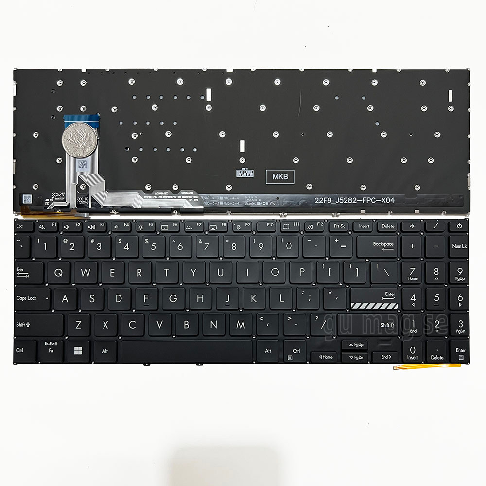 US/Russian Keyboard for Asus Vivobook E1504 K3504V K3504VA S3504YA S3504VA S3504Y S3504V M3504Y