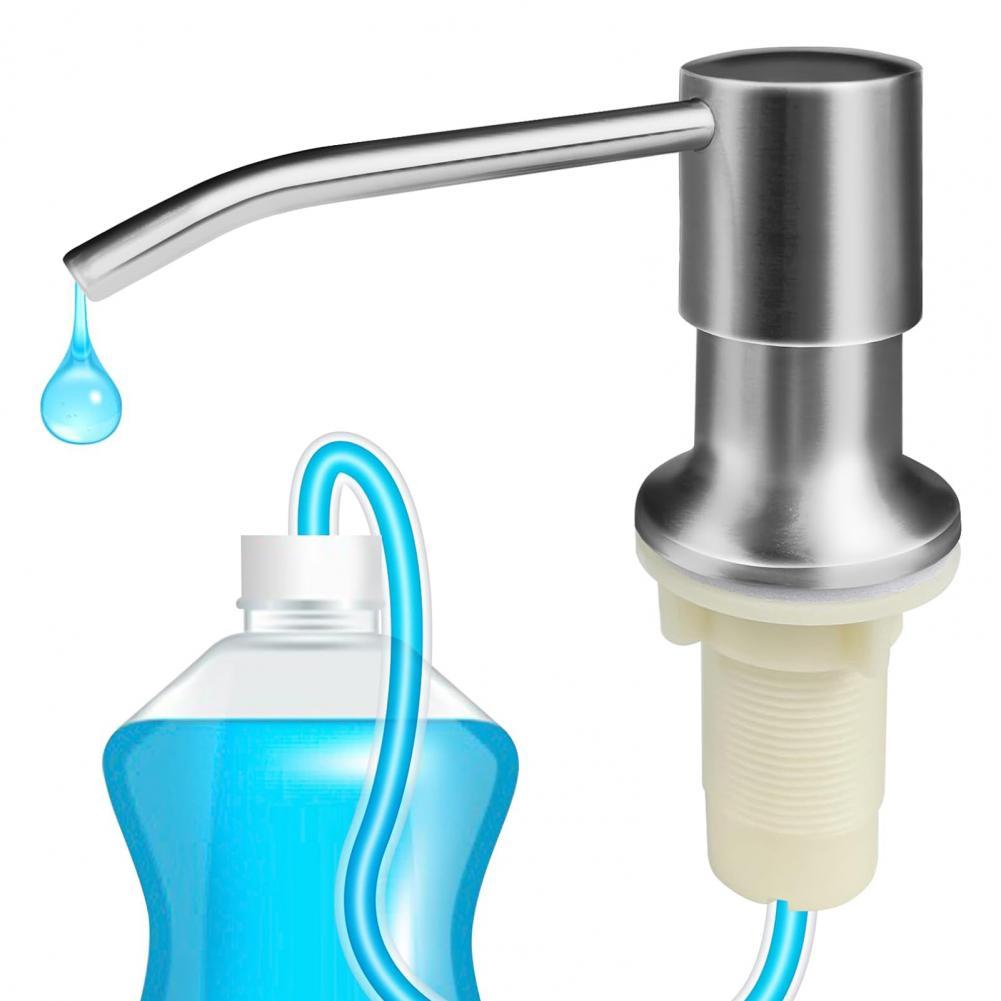 Stainless Steel Soap Dispenser Dishwashing Liquid Soap Dispenser Stainless Steel Sink Soap Dispenser
