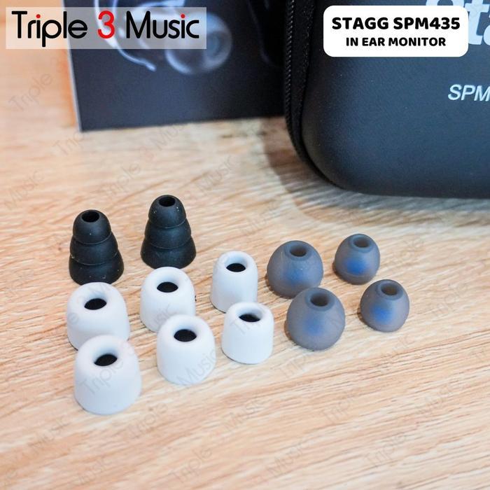 STAGG IEM SPM435 SPM 435 IN EAR MONITOR 4 DRIVER HI RESOLUTION