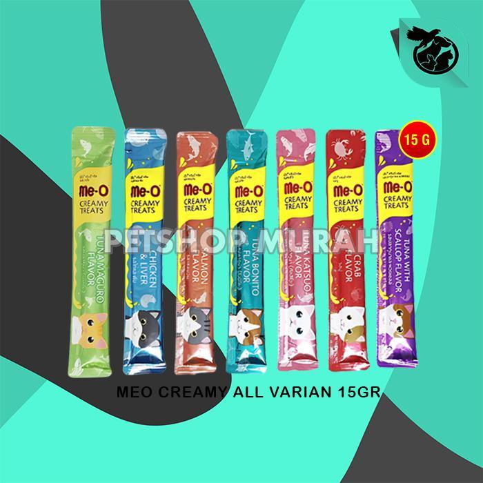 Snack treats Kucing Meo Creamy Mix All varian 15 Gram
